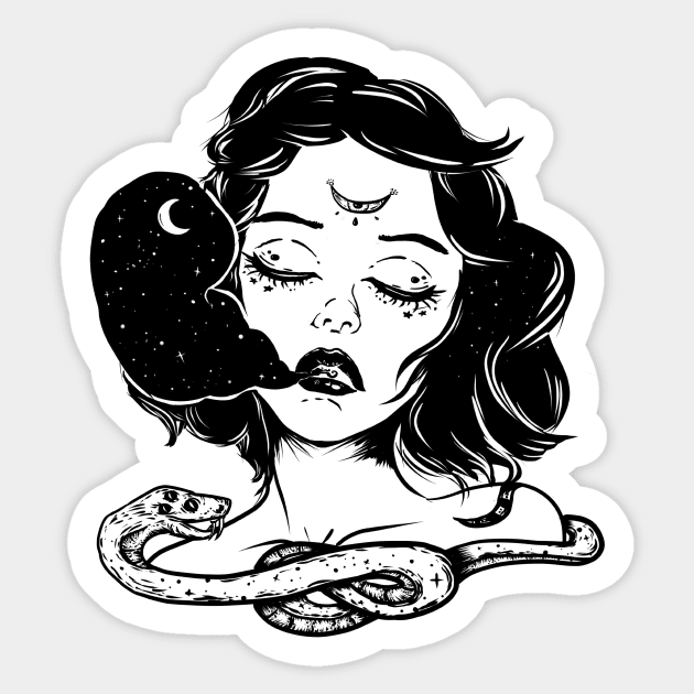 Witch's Third Eye Sticker by Marouk